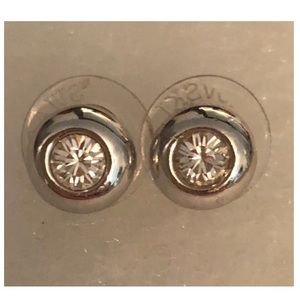 Swarovski® Round Stud Earrings